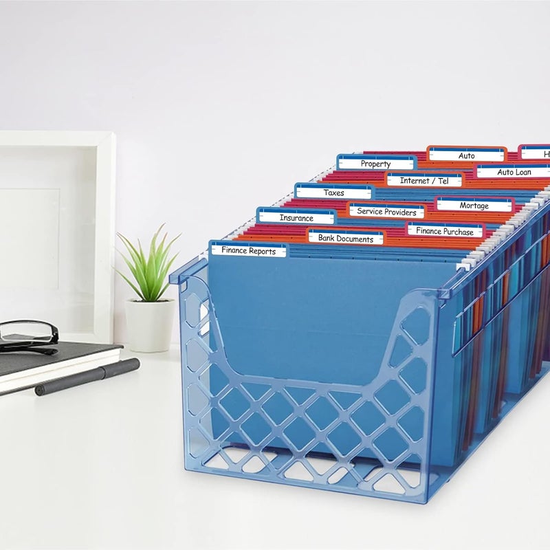 EXTRIC File Folder Labels 28 Sheets Light Blue File Labels a Total of 252 File Labels for File Folders - Image 5